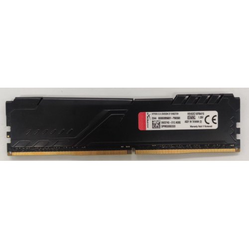 Озу HyperX DDR4 16GB 3200Mhz Fury Black (HX432C16FB4/16) (Восстановлено продавцом, 877753) купить в Украине: Киев, Днепр, Харьков, Одесса  | Проверка совместимости, низкая цена, отзывы, характеристики от TELEMART фото