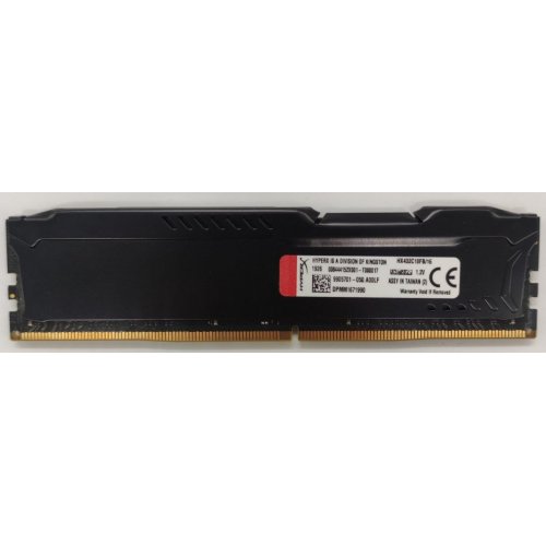 Озу Kingston DDR4 16GB 3200Mhz HyperX Fury Black (HX432C18FB/16) (Восстановлено продавцом, 877754) купить в Украине: Киев, Днепр, Харьков, Одесса  | Проверка совместимости, низкая цена, отзывы, характеристики от TELEMART фото