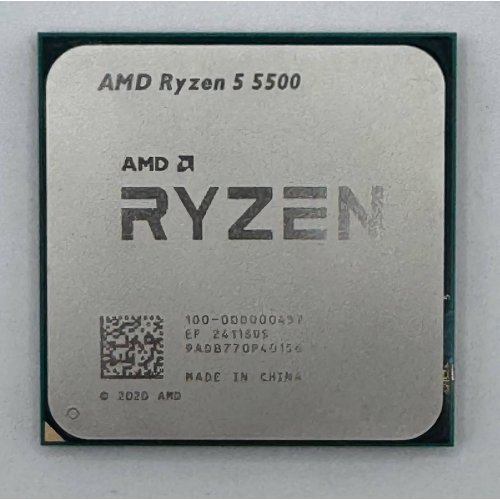 Процесор AMD Ryzen 5 5500 3.6(4.2)GHz 16MB sAM4 Box (100-100000457BOX) (Відновлено продавцем, 877870) купити в Україні: Київ, Львів, Хмельницький, Тернопіль, Івано-Франківськ | Перевірка сумісності, низька ціна, відгуки, характеристики від TELEMART фото