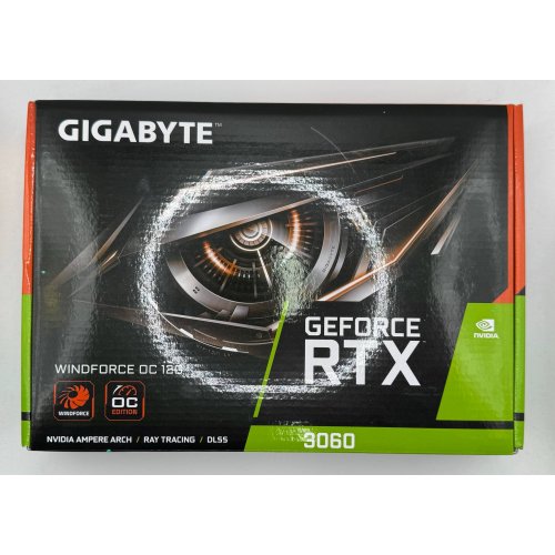 Відеокарта Gigabyte GeForce RTX 3060 WindForce OC 12228MB (GV-N3060WF2OC-12GD 2.0) (Відновлено продавцем, 877920) купити в Україні: Київ, Львів, Хмельницький, Тернопіль, Івано-Франківськ | Перевірка сумісності, низька ціна, відгуки, характеристики від TELEMART фото