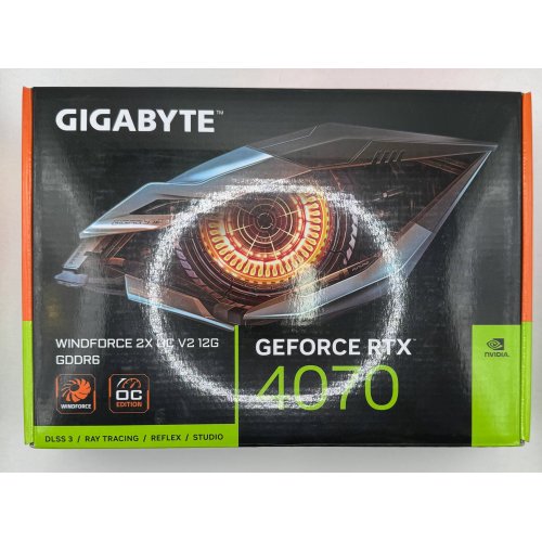 Видеокарта Gigabyte GeForce RTX 4070 WindForce 2X V2 OC 12228MB (GV-N4070WF2OCV2-12GD) (Восстановлено продавцом, 877931) купить в Украине: Киев, Днепр, Харьков, Одесса  | Проверка совместимости, низкая цена, отзывы, характеристики от TELEMART фото