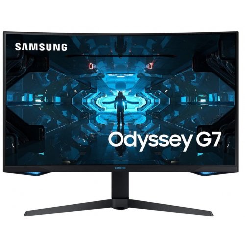 Монитор Samsung 27" Odyssey G7 C27G75TQSI (LC27G75TQSIXCI) Black (Восстановлено продавцом, 877946) купить в Украине: Киев, Днепр, Харьков, Одесса  | Низкая цена, отзывы, характеристики от TELEMART фото