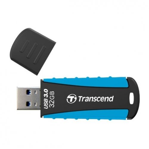 Купить Накопитель Transcend JetFlash 810 USB 3.0 32GB Blue (TS32GJF810) - цена в Харькове, Киеве, Днепре, Одессе
в интернет-магазине Telemart фото