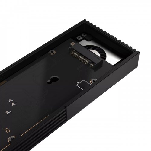 Внешний карман Asus ProArt PA40SU M.2 SSD NVME Enclosure USB 3.2 Type-C (90DD0330-BA9010) Black купить в Украине: Киев, Днепр, Харьков, Одесса  | Низкая цена, отзывы, характеристики от TELEMART фото