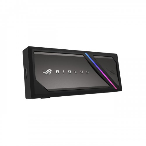 Внешний карман Asus ROG Strix Aiolos M.2 SSD NVME/SATA Enclosure USB 3.2 Type-C (90DD02U0-MA9000) Black купить в Украине: Киев, Днепр, Харьков, Одесса  | Низкая цена, отзывы, характеристики от TELEMART фото
