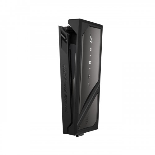 Внешний карман Asus ROG Strix Aiolos M.2 SSD NVME/SATA Enclosure USB 3.2 Type-C (90DD02U0-MA9000) Black купить в Украине: Киев, Днепр, Харьков, Одесса  | Низкая цена, отзывы, характеристики от TELEMART фото