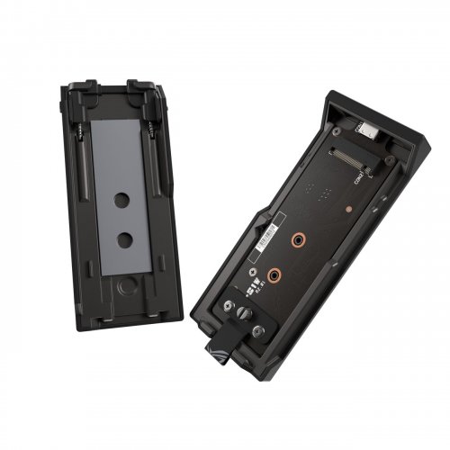Внешний карман Asus ROG Strix Aiolos M.2 SSD NVME/SATA Enclosure USB 3.2 Type-C (90DD02U0-MA9000) Black купить в Украине: Киев, Днепр, Харьков, Одесса  | Низкая цена, отзывы, характеристики от TELEMART фото