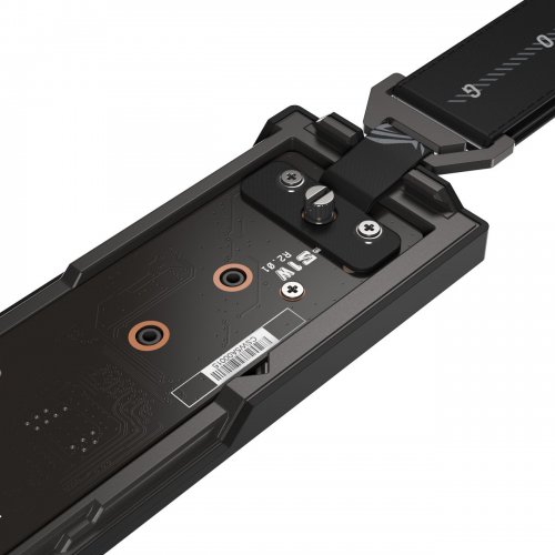 Внешний карман Asus ROG Strix Aiolos M.2 SSD NVME/SATA Enclosure USB 3.2 Type-C (90DD02U0-MA9000) Black купить в Украине: Киев, Днепр, Харьков, Одесса  | Низкая цена, отзывы, характеристики от TELEMART фото