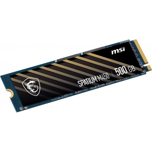SSD-диск MSI SPATIUM M450 V1 3D NAND 500GB M.2 (2280 PCI-E) (S78-440K380-P83) купити в Україні: Київ, Львів, Хмельницький, Тернопіль, Івано-Франківськ | Перевірка сумісності, низька ціна, відгуки, характеристики від TELEMART фото
