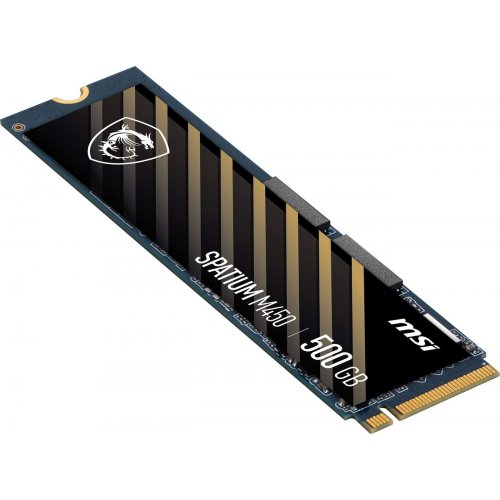 SSD-диск MSI SPATIUM M450 V1 3D NAND 500GB M.2 (2280 PCI-E) (S78-440K380-P83) купити в Україні: Київ, Львів, Хмельницький, Тернопіль, Івано-Франківськ | Перевірка сумісності, низька ціна, відгуки, характеристики від TELEMART фото