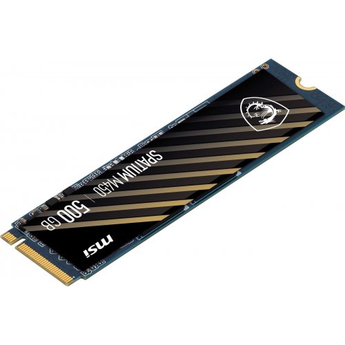 SSD-диск MSI SPATIUM M450 V1 3D NAND 500GB M.2 (2280 PCI-E) (S78-440K380-P83) купити в Україні: Київ, Львів, Хмельницький, Тернопіль, Івано-Франківськ | Перевірка сумісності, низька ціна, відгуки, характеристики від TELEMART фото