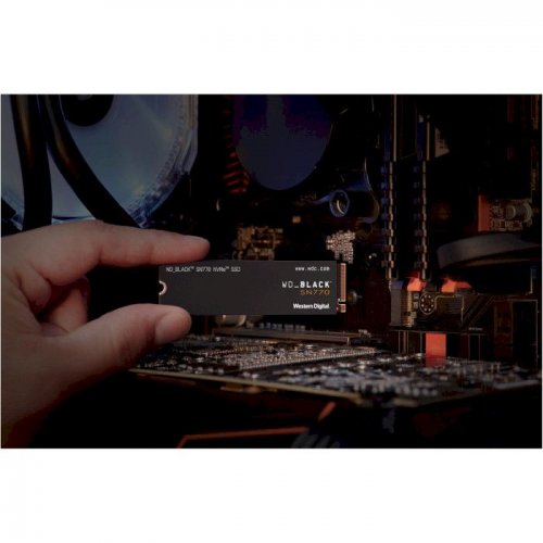SSD-диск Western Digital Black SN770 3D NAND TLC 250GB M.2 (2280 PCI-E) NVMe x4 (WDS250G3X0E) купить в Украине: Киев, Днепр, Харьков, Одесса  | Проверка совместимости, низкая цена, отзывы, характеристики от TELEMART фото