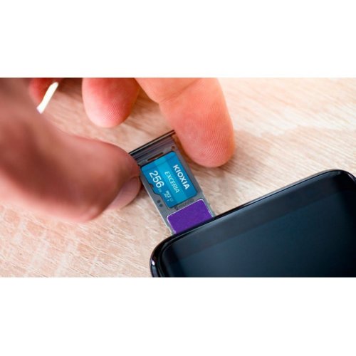 Карта памяти Kioxia microSDHC Exceria 32GB Class 10 UHS-I U1 (с адаптером) (LMEX1L032GG2) купить в Украине: Киев, Днепр, Харьков, Одесса  | Низкая цена, отзывы, характеристики от TELEMART фото