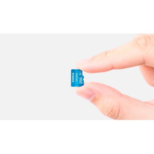 Карта памяти Kioxia microSDXC Exceria 64GB Class 10 UHS-I U1 (с адаптером) (LMEX1L064GG2) купить в Украине: Киев, Днепр, Харьков, Одесса  | Низкая цена, отзывы, характеристики от TELEMART фото