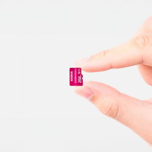 Карта памяти Kioxia microSDXC Exceria Plus G2 256GB Class 10 UHS-I U3 A1 V30 (LMPL2M256GG2) купить в Украине: Киев, Днепр, Харьков, Одесса  | Низкая цена, отзывы, характеристики от TELEMART фото