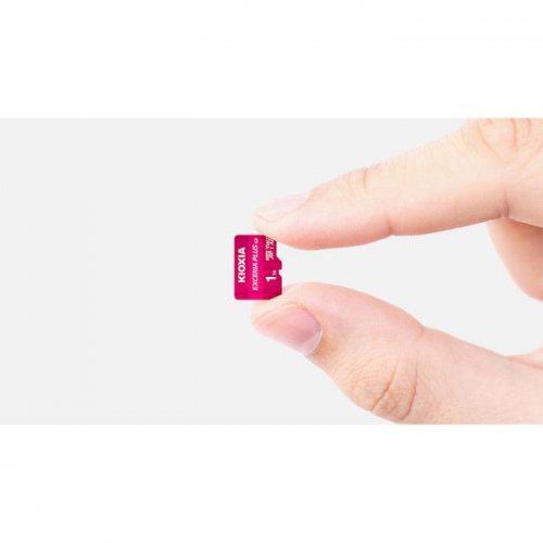 Карта памяти Kioxia microSDXC Exceria Plus G3 64GB Class 10 UHS-I U3 A2 V30 (LMPL3M064GG2) купить в Украине: Киев, Днепр, Харьков, Одесса  | Низкая цена, отзывы, характеристики от TELEMART фото