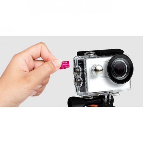 Карта памяти Kioxia microSDXC Exceria Plus G3 64GB Class 10 UHS-I U3 A2 V30 (LMPL3M064GG2) купить в Украине: Киев, Днепр, Харьков, Одесса  | Низкая цена, отзывы, характеристики от TELEMART фото