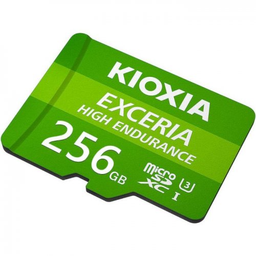 Карта памяти Kioxia microSDXC Exceria High Endurance 256GB Class 10 UHS-I U3 A1 V30 (LMHE1G256GG2) купить в Украине: Киев, Днепр, Харьков, Одесса  | Низкая цена, отзывы, характеристики от TELEMART фото