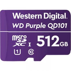 Карта пам'яті Western Digital microSDXC Purple QD101 512GB Class 10 UHS-I (WDD512G1P0C)