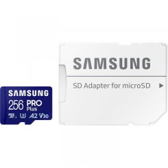 Карта пам'яті Samsung microSDXC Pro Plus 256GB Class 10 UHS-I U3 A2 V30 (з адаптером) (MB-MD256SA/EU)
