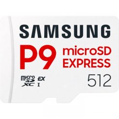Карта памяти Samsung microSDXC P9 Express 512GB Class 10 UHS-I U3 A1 V30 (MB-MK512T/WW)