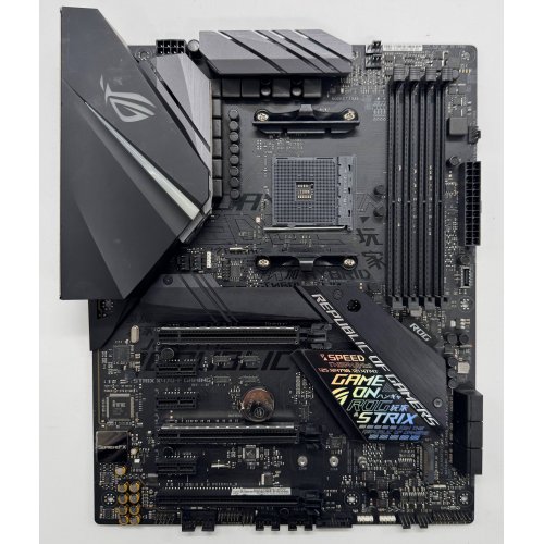 Материнська плата Asus ROG STRIX X470-F GAMING (sAM4, AMD X470) (Відновлено продавцем, 878118) купити в Україні: Київ, Львів, Хмельницький, Тернопіль, Івано-Франківськ | Перевірка сумісності, низька ціна, відгуки, характеристики від TELEMART фото
