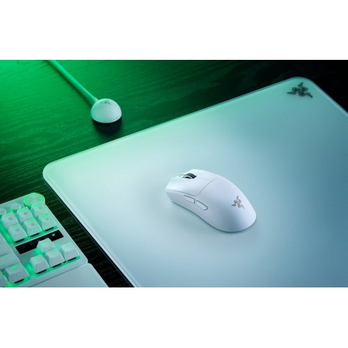 Уцінка миша Razer Viper V4 Pro Wireless (RZ01-05630200-R3G1) White (Розкрита упаковка, 878129) купити в Україні: Київ, Львів, Хмельницький, Тернопіль, Івано-Франківськ | Низька ціна, відгуки, характеристики від TELEMART фото