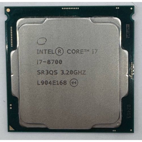 Процессор Intel Core i7-8700 3.2GHz 12MB s1151 Tray (CM8068403358316) (Восстановлено продавцом, 878161) купить в Украине: Киев, Днепр, Харьков, Одесса  | Проверка совместимости, низкая цена, отзывы, характеристики от TELEMART фото