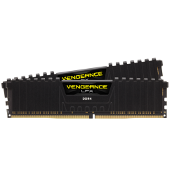 Озп Corsair DDR4 32GB (2x16GB) 2666Mhz Vengeance LPX (CMK32GX4M2A2666C16) Black (Відновлено продавцем, 878162)