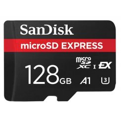 Карта пам'яті SanDisk microSDXC Express 128GB Class 10 UHS-I U3 A1 (SDSQXFN-128G-GN4NN)