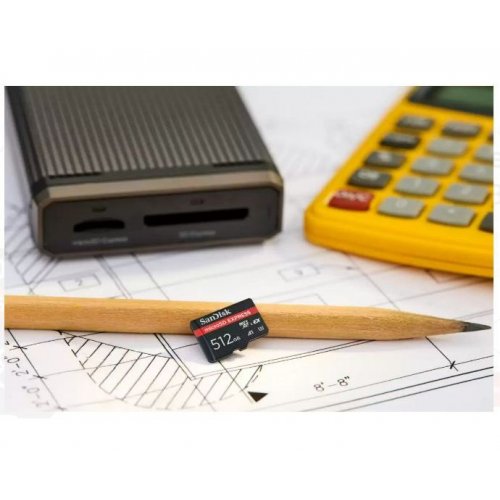 Карта пам'яті SanDisk microSDXC Express 128GB Class 10 UHS-I U3 A1 (SDSQXFN-128G-GN4NN) купити в Україні: Київ, Львів, Хмельницький, Тернопіль, Івано-Франківськ | Низька ціна, відгуки, характеристики від TELEMART фото