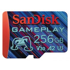Карта пам'яті SanDisk microSDXC GamePlay 256GB Class 10 UHS-I U3 A2 V30 (SDSQXAV-256G-GN6XN)