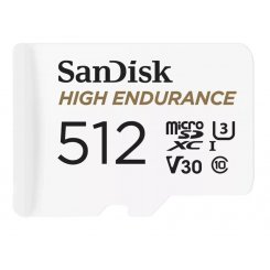 Карта пам'яті SanDisk microSDXC High Endurance 512GB Class 10 UHS-I U3 V30 (SDSQQNR-512G-GN6IA)