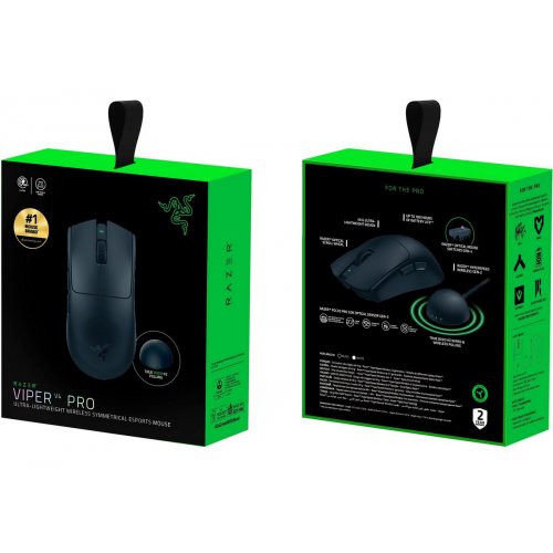 Уцінка миша Razer Viper V4 Pro Wireless (RZ01-05630100-R3G1) Black (Розкрита упаковка, 878215) купити в Україні: Київ, Львів, Хмельницький, Тернопіль, Івано-Франківськ | Низька ціна, відгуки, характеристики від TELEMART фото