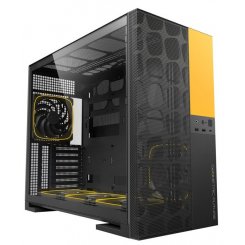 Уцінка корпус Geometric Future Model 5F Mesh без БЖ (GEO-M5VF-BY) Black/Yellow (Розкрита упаковка, 878220)