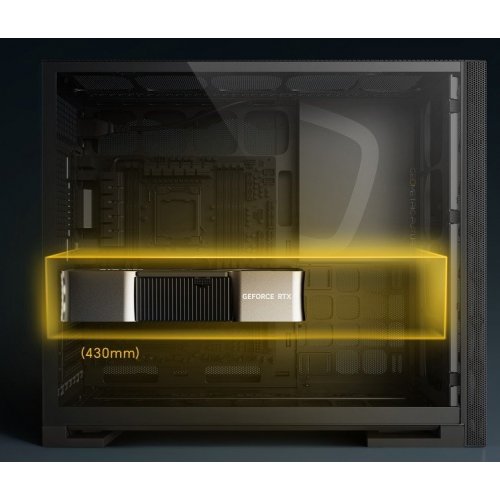 Уценка корпус Geometric Future Model 5F Mesh без БП (GEO-M5VF-BY) Black/Yellow (Вскрытая упаковка, 878220) купить в Украине: Киев, Днепр, Харьков, Одесса  | Проверка совместимости, низкая цена, отзывы, характеристики от TELEMART фото