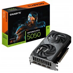 Уцінка відеокарта Gigabyte GeForce RTX 5050 WINDFORCE OC 8192MB (GV-N5050WF2OC-8GD) (Розкрита упаковка, 878249)