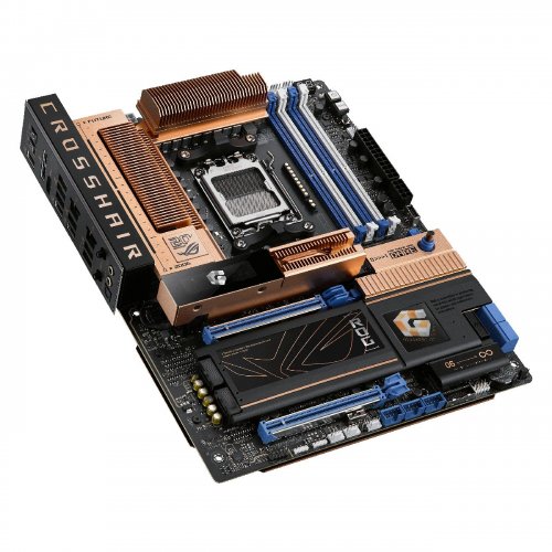 Материнська плата Asus ROG Crosshair 2006 Retro Edition (sAM5, AMD X870E) купити в Україні: Київ, Львів, Хмельницький, Тернопіль, Івано-Франківськ | Перевірка сумісності, низька ціна, відгуки, характеристики від TELEMART фото