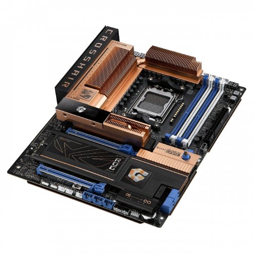 Материнська плата Asus ROG Crosshair 2006 Retro Edition (sAM5, AMD X870E) купити в Україні: Київ, Львів, Хмельницький, Тернопіль, Івано-Франківськ | Перевірка сумісності, низька ціна, відгуки, характеристики від TELEMART фото
