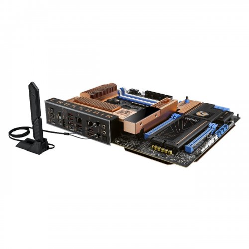 Материнська плата Asus ROG Crosshair 2006 Retro Edition (sAM5, AMD X870E) купити в Україні: Київ, Львів, Хмельницький, Тернопіль, Івано-Франківськ | Перевірка сумісності, низька ціна, відгуки, характеристики від TELEMART фото
