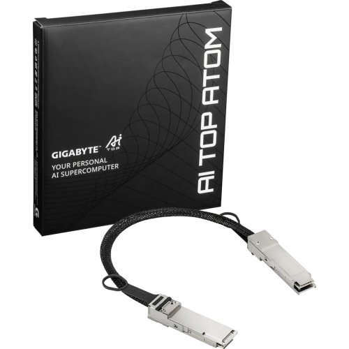 Кабель для соединения AI-систем Gigabyte AI TOP QSFP Cable (ATC9000-QSFP) купить в Украине: Киев, Днепр, Харьков, Одесса  | Низкая цена, отзывы, характеристики от TELEMART фото