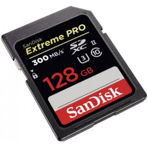 Купить Карта памяти SanDisk SDXC Extreme Pro 128GB UHS-II R300/W260MB/s 4K Class 10 (SDSDXPK-128G-GN4IN) - цена в Харькове, Киеве, Днепре, Одессе
в интернет-магазине Telemart фото