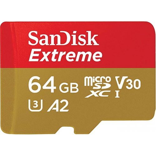 Купить Карта памяти SanDisk microSDXC Extreme 64GB UHS-I A2 Class 10 (SDSQXA2-064G-GN6MA) - цена в Харькове, Киеве, Днепре, Одессе
в интернет-магазине Telemart фото