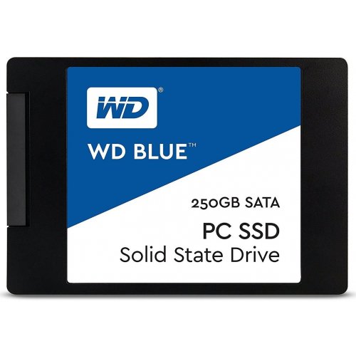 Ssd-диск Western Digital Blue TLC 250GB 2.5" (WDS250G1B0A) (Відновлено продавцем, 878389) купити в Україні: Київ, Львів, Хмельницький, Тернопіль, Івано-Франківськ | Перевірка сумісності, низька ціна, відгуки, характеристики від TELEMART фото