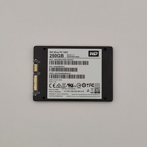 Ssd-диск Western Digital Blue TLC 250GB 2.5" (WDS250G1B0A) (Відновлено продавцем, 878389) купити в Україні: Київ, Львів, Хмельницький, Тернопіль, Івано-Франківськ | Перевірка сумісності, низька ціна, відгуки, характеристики від TELEMART фото