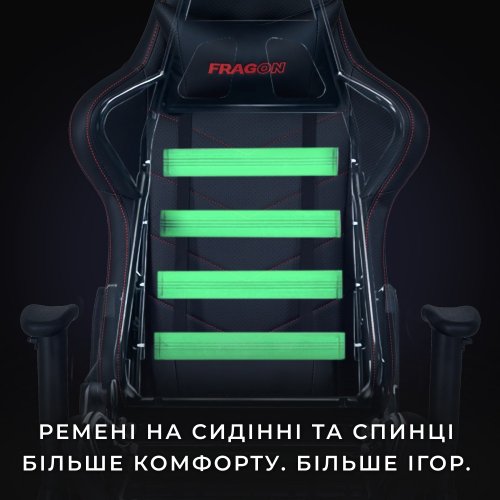 Игровое кресло FragON 2X Series (FRGN_2X_R2_WHITE) White/Black купить в Украине: Киев, Днепр, Харьков, Одесса  | Низкая цена, отзывы, характеристики от TELEMART фото