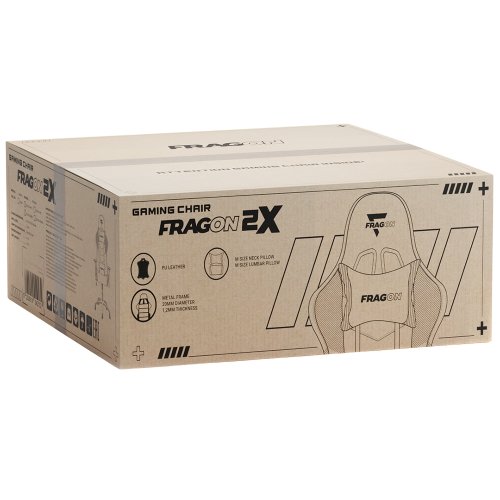 Ігрове крісло FragON 2X Series (FRGN_2X_R2_BLACK) Black купити в Україні: Київ, Львів, Хмельницький, Тернопіль, Івано-Франківськ | Низька ціна, відгуки, характеристики від TELEMART фото