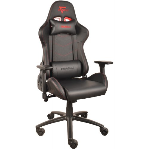 Ігрове крісло FragON 3X Series (FRGN_3X_R2_BLACK) Black купити в Україні: Київ, Львів, Хмельницький, Тернопіль, Івано-Франківськ | Низька ціна, відгуки, характеристики від TELEMART фото
