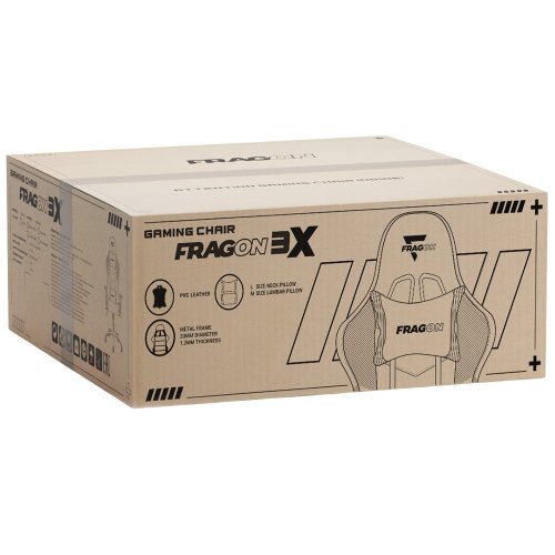 Ігрове крісло FragON 3X Series (FRGN_3X_R2_BLACK) Black купити в Україні: Київ, Львів, Хмельницький, Тернопіль, Івано-Франківськ | Низька ціна, відгуки, характеристики від TELEMART фото