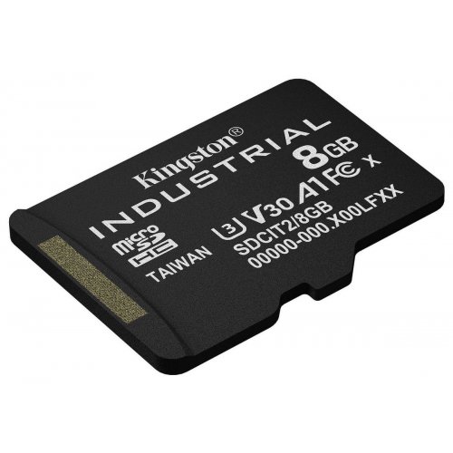 Карта памяти Kingston microSDHC Industrial 8GB Class 10 UHS-I U3 A1 V30 (SDCIT2/8GBSP) купить в Украине: Киев, Днепр, Харьков, Одесса  | Низкая цена, отзывы, характеристики от TELEMART фото